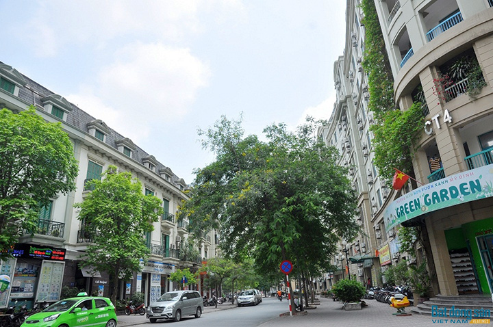 VILLA  4 TẦNG ĐƠN LẬP, ĐƯỜNG TRƯỚC SAU, KHU THẤP TẦNG MỸ ĐÌNH SÔNG ĐÀ, DIỆN TÍCH 195M2, BẢO VỆ 24/24 - Ảnh 1